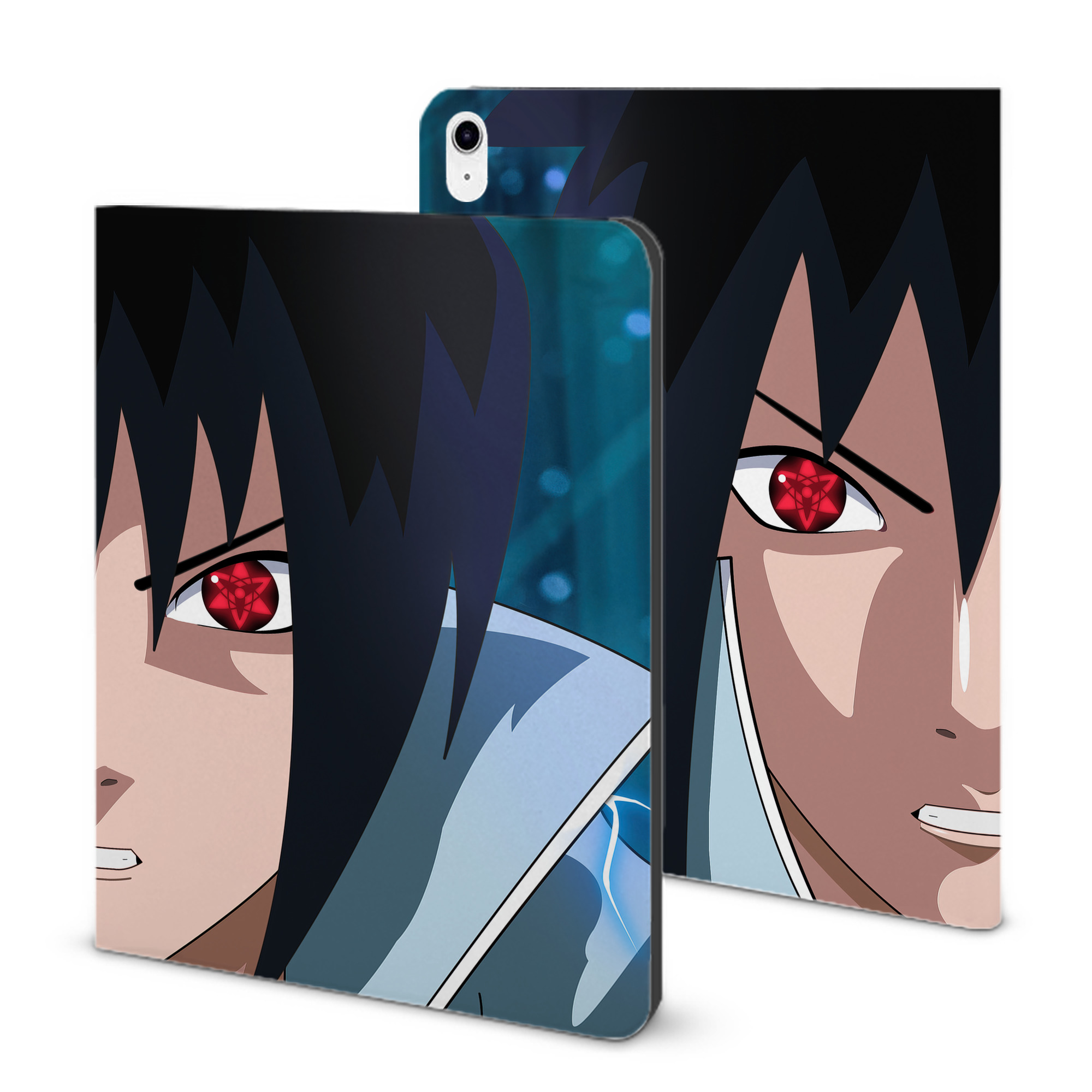 （画像用） NARUTO -ナルト- NARUTO -ナルト- 疾風伝 IPad ケース ブック型 PUレザー TPU 耐衝撃 軽量 薄型 ペン収納なし 全面保護 IPad 各モデル対応